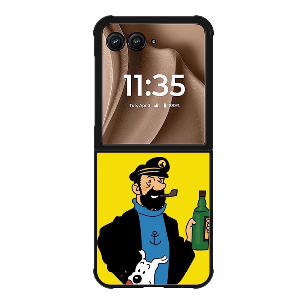 Captain Haddock Tintin Motorola Moto RAZR Plus 2025 Case OV8504