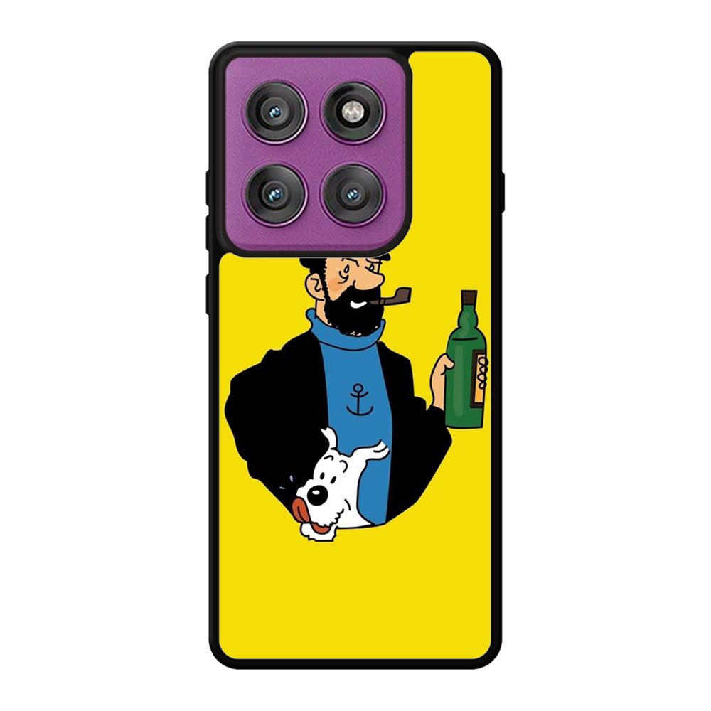 Captain Haddock Tintin Motorola Moto Edge 60 Pro Case QC8504