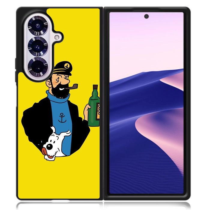 Captain Haddock Tintin Samsung Galaxy Z Fold 7 Case OV8504