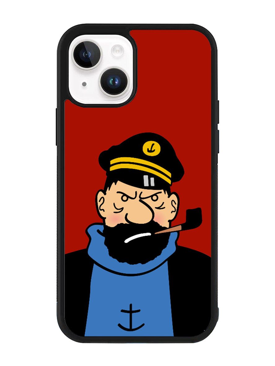 Captain Haddock Tintin iPhone 14 Plus Case QC8505