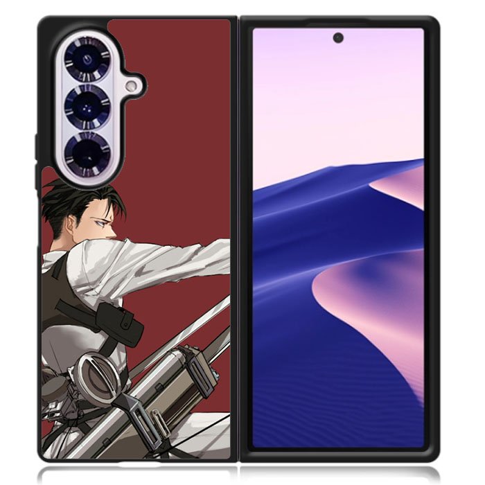 Levi Ackerman Attack on Titan Samsung Galaxy Z Fold 7 Case OV8160