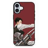 Levi Ackerman Attack on Titan iPhone 16 Plus Case QC8160