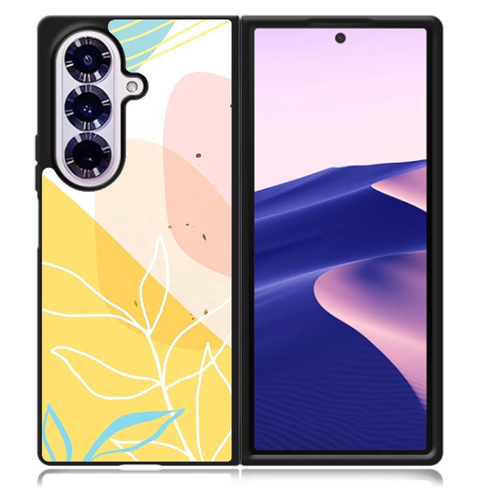 Pastel Floral Art Samsung Galaxy Z Fold 7 Case OV7991