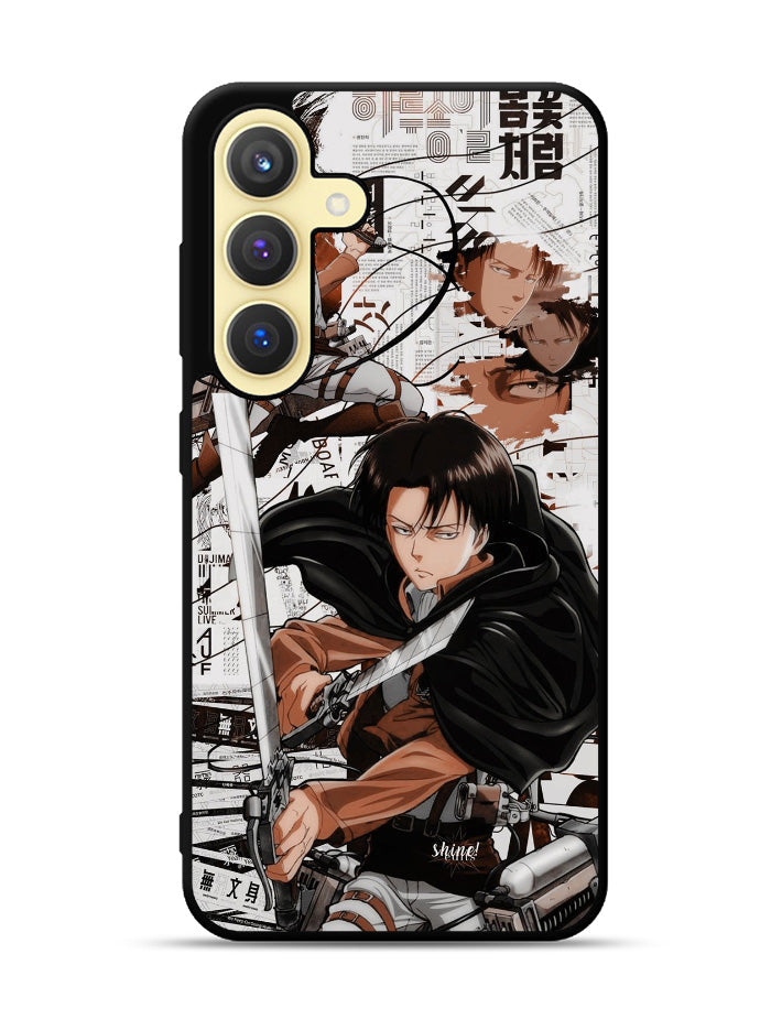 Levi Ackerman Attack On TItan Samsung Galaxy S25 Plus 5G , Samsung Galaxy S25+ 5G Case OV8162