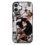 Levi Ackerman Attack On TItan iPhone 16 Plus Case QC8162