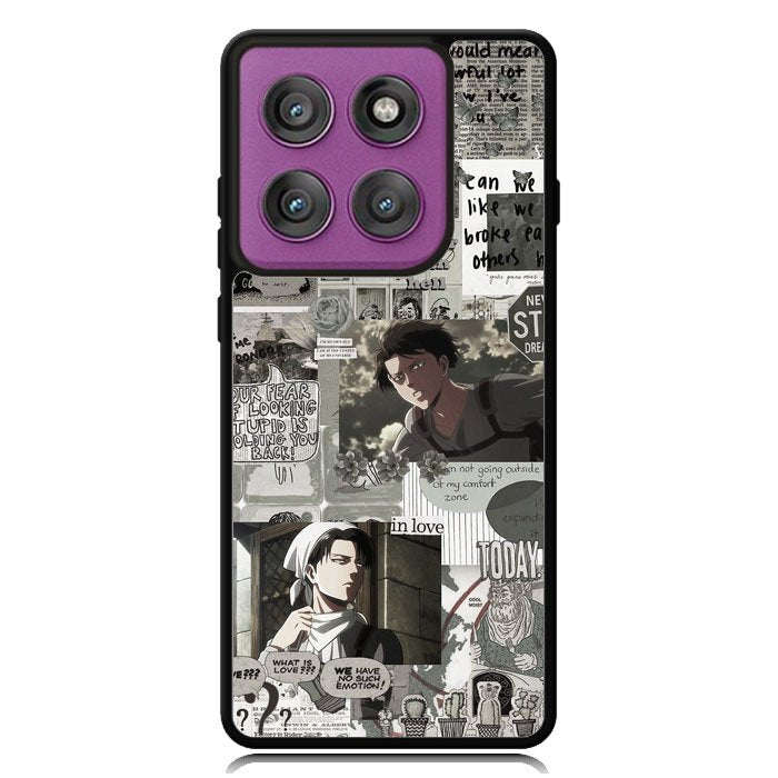 Levi Ackerman Attack On Titan Motorola Moto Edge 2025 | Moto Edge 60 Fusion | Moto Edge 60 Pro Case OV8163
