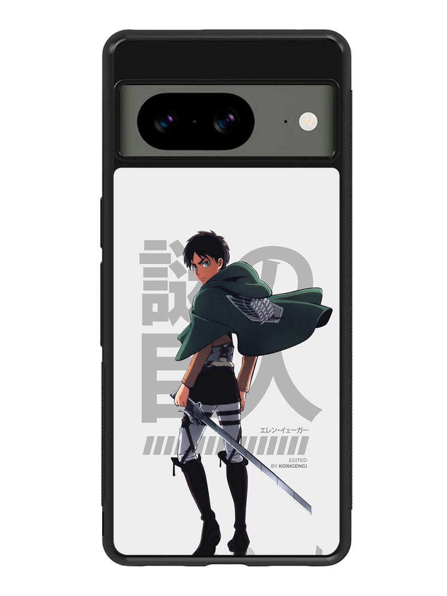 Eren Yeager Attack On Titan Google Pixel 8 Case QC8365