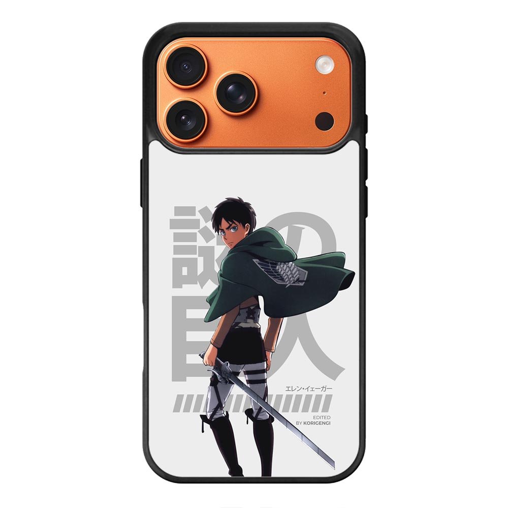 Eren Yeager Attack On Titan iPhone 17 Pro Case OV8365
