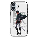 Eren Yeager Attack On Titan iPhone 16 Plus Case QC8365