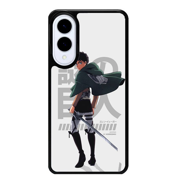 Eren Yeager Attack On Titan Samsung Galaxy S25 Edge 5G Case OV8365
