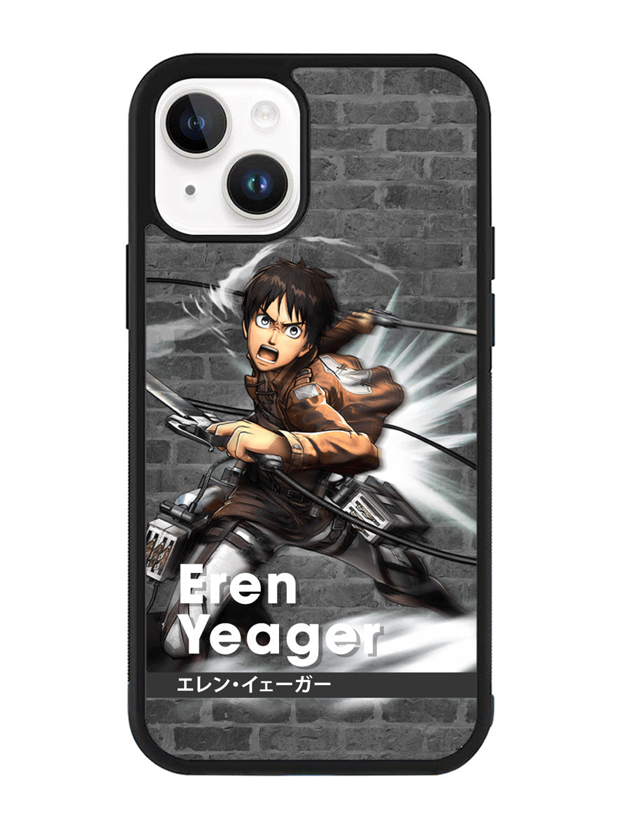 Eren Yeager Attack On Titan iPhone 15 Case OV8366