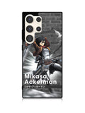 Mikasa Ackerman Attack On Titan Y Samsung Galaxy S24 Ultra 5G Case OV8091