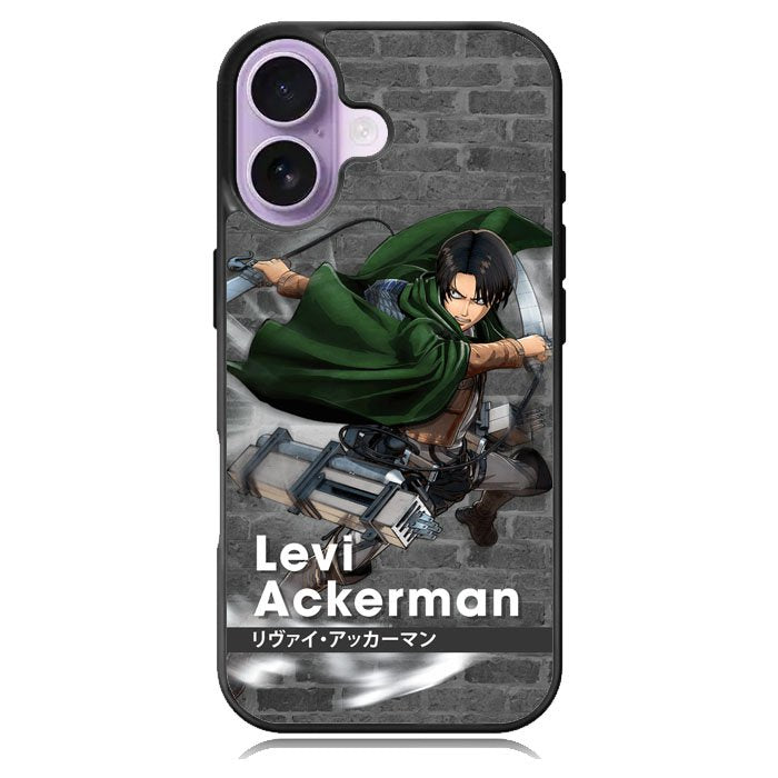 Levi Ackerman Attack On Titan iPhone 17 Case OV8164