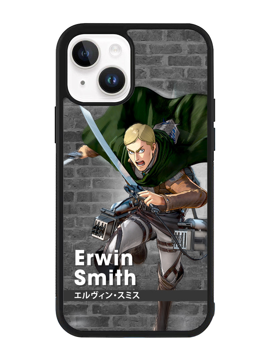 Erwin Smith Attack On Titan iPhone 15 Plus Case OV8368