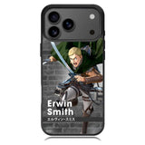Erwin Smith Attack On Titan iPhone 17 Pro Case OV8368
