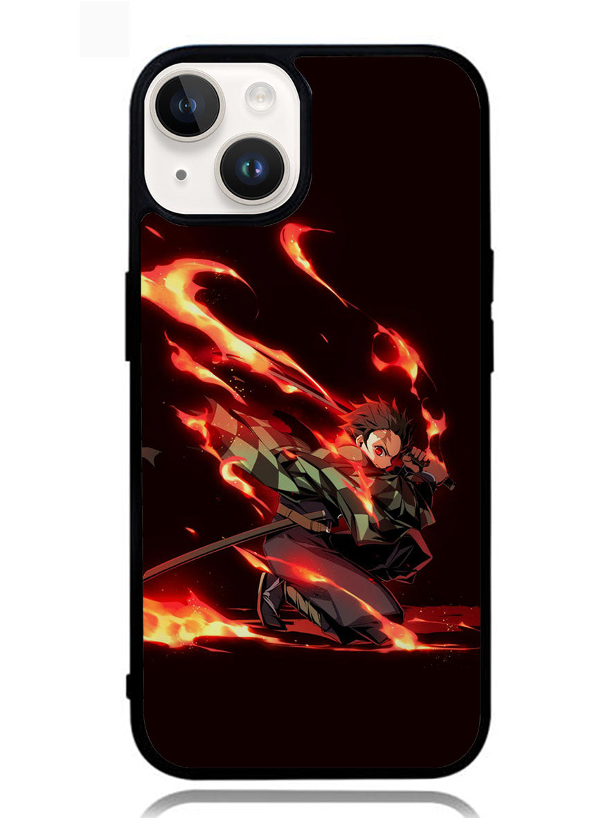 Tanjiro Demon Slayer Aniem iPhone 14 Plus Case