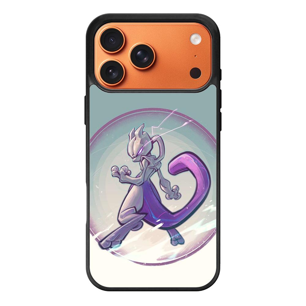 Mewtwo Pokemon iPhone 17 Pro Case OV10078