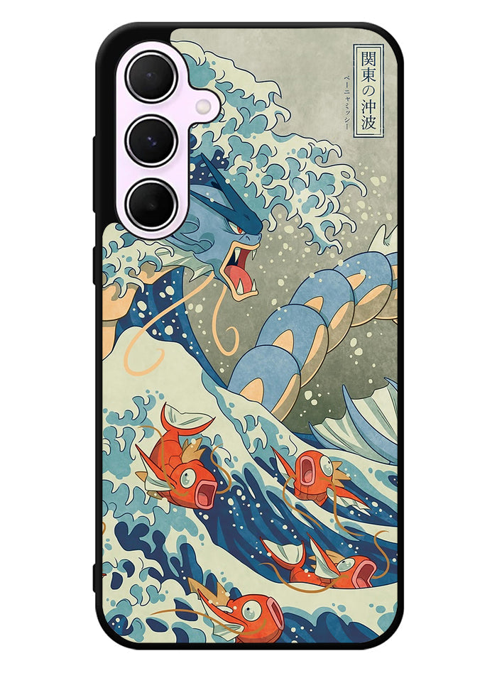 Pokemon Gyarados Kanagawa Samsung Galaxy A35 5G Case