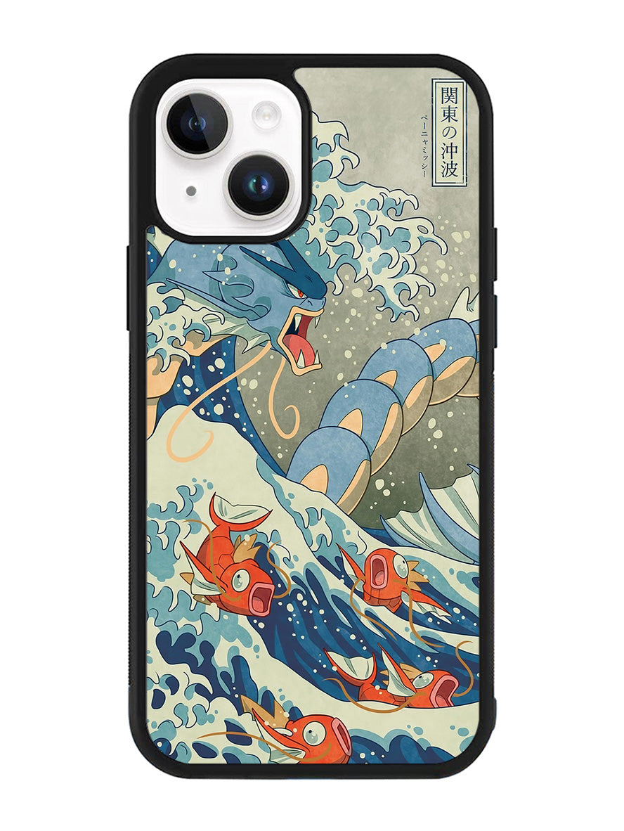 Pokemon Gyarados Kanagawa iPhone 15 Case OV10101
