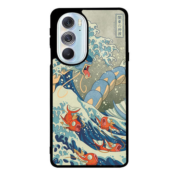Pokemon Gyarados Kanagawa Motorola Moto Edge 2022 Case