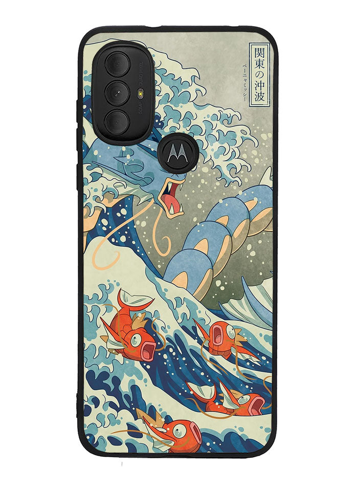 Pokemon Gyarados Kanagawa Motorola Moto G Pure 2021 , Moto G Power 2022 Case