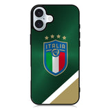Italy Football Team iPhone 16 Plus Case QC10024