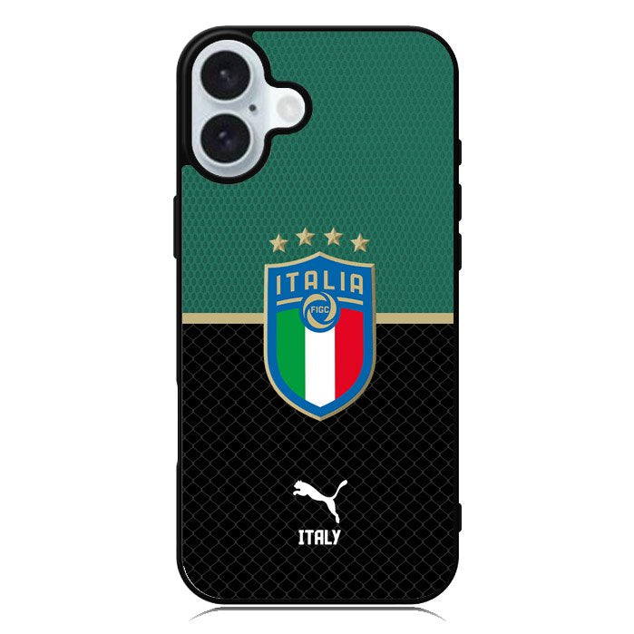 Italy Football Team iPhone 16 Plus Case QC10026