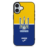 Ukraine Football Team iPhone 16 Plus Case QC10182