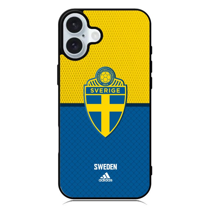 Sweden Football Team iPhone 16 Case QC10142