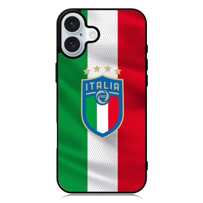 Italy Football Team iPhone 16 Plus Case QC10027