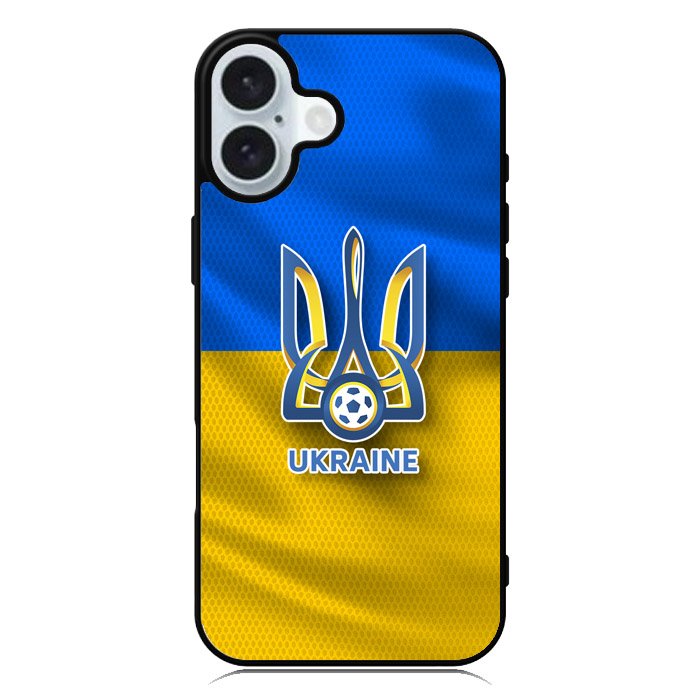 Ukraine Football Team iPhone 16 Plus Case QC10184