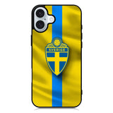 Sweden Football Team iPhone 16 Plus Case QC10146