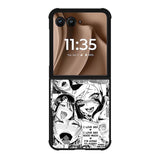Ahegao Face Manga Motorola Moto RAZR Plus 2025 Case OV9927