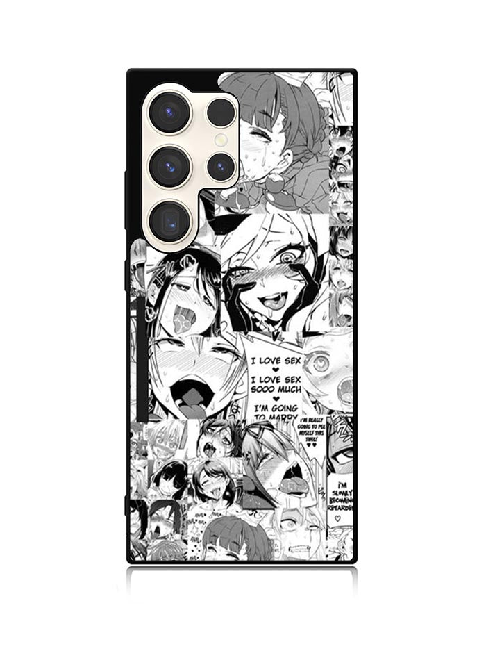 Ahegao Face Manga Samsung Galaxy S23 Ultra 5G Case QC9927