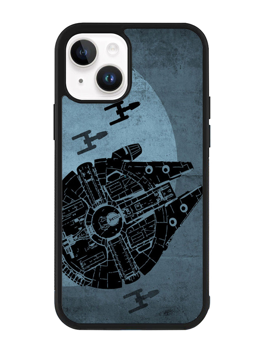 Star Wars Millenium Falcon iPhone 14 Plus Case QC10139
