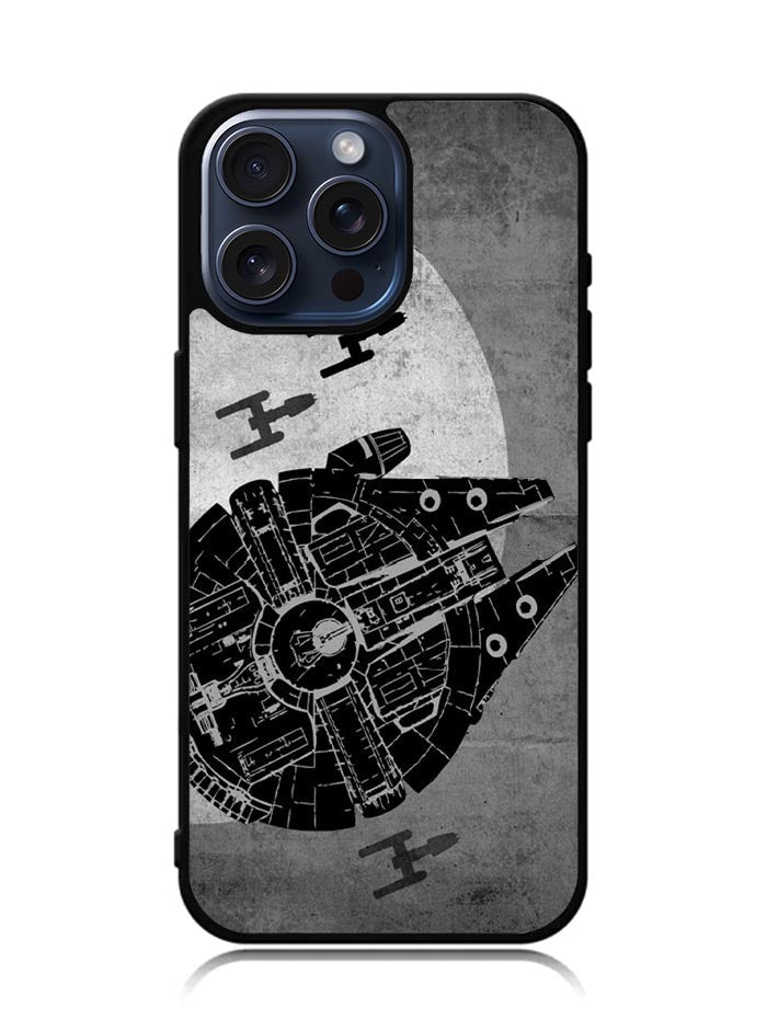 Star Wars Millenium Falcon iPhone 15 Pro Case OV10140