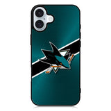 San Jose Sharks iPhone 16 Case QC8873