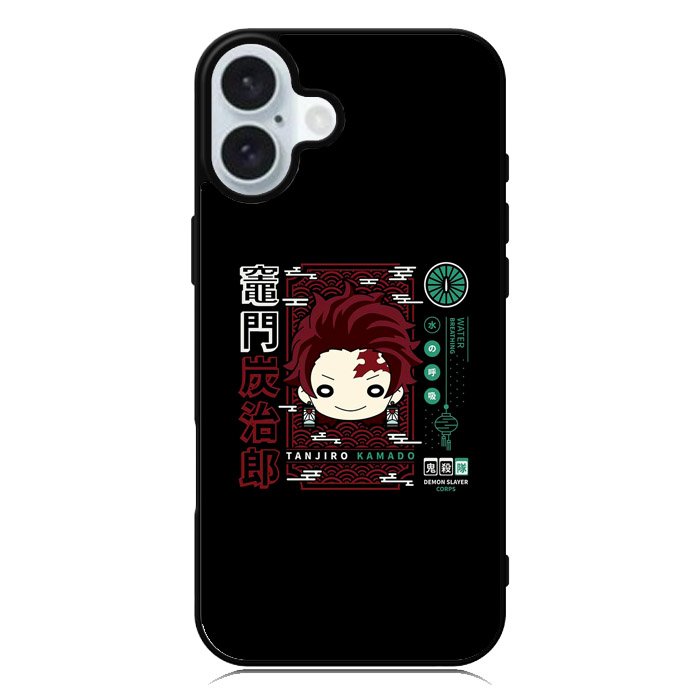 Tanjiro Demon Slayer iPhone 16 Plus Case QC10226