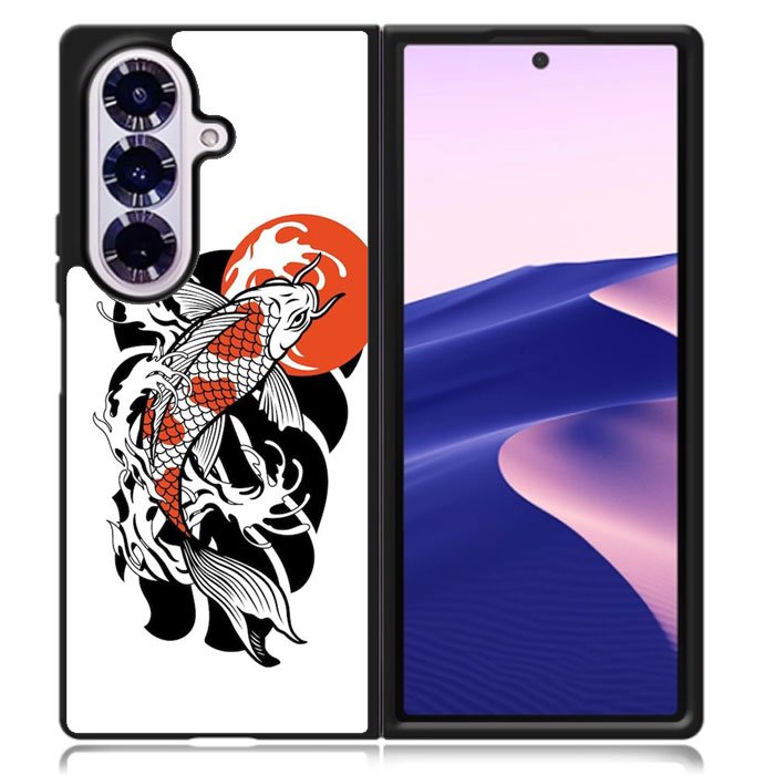 Koi Fish Japan Samsung Galaxy Z Fold 7 Case OV10253