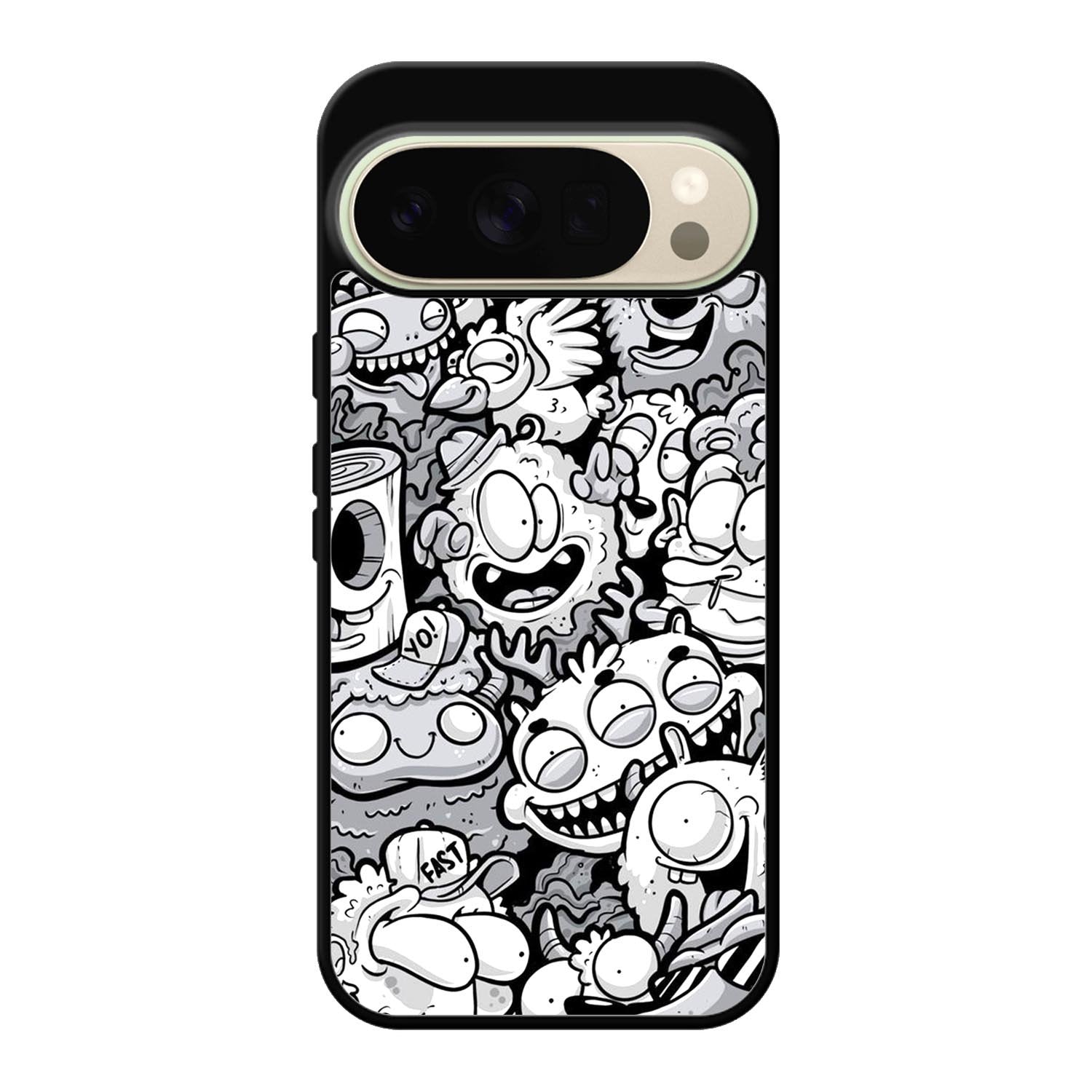 Doodle Art Cartoon Google Pixel 10 Pro XL Case