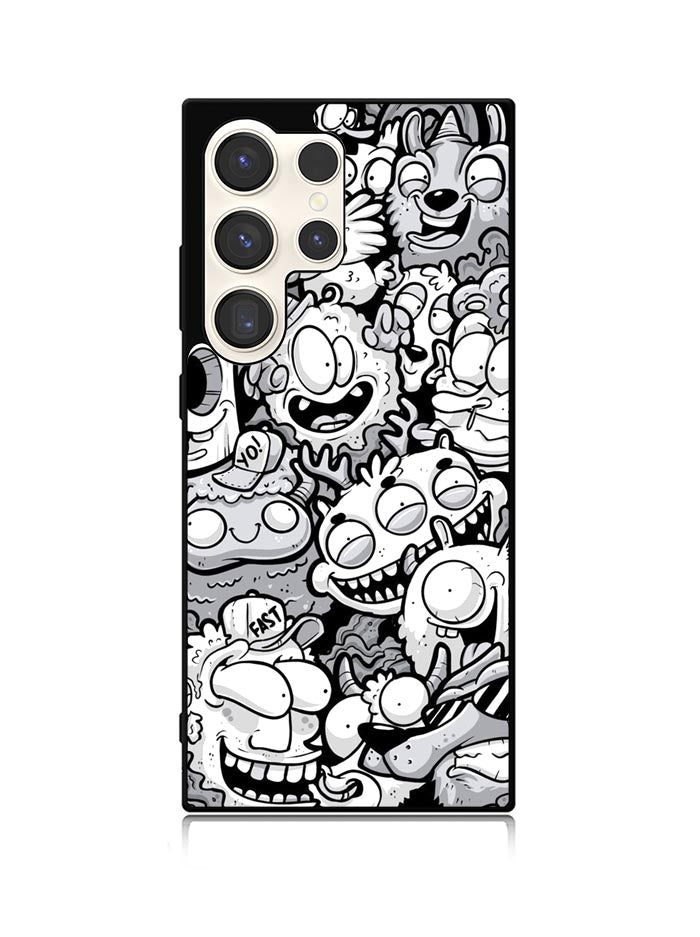 Doodle Art Cartoon Samsung Galaxy S25 Ultra 5G Case