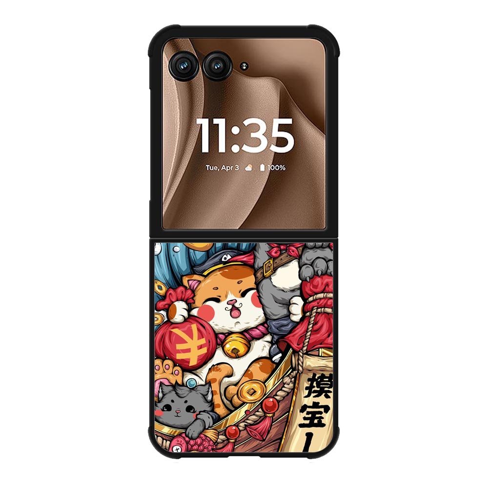 Cat Art Motorola Moto RAZR Plus 2025 Case OV10344