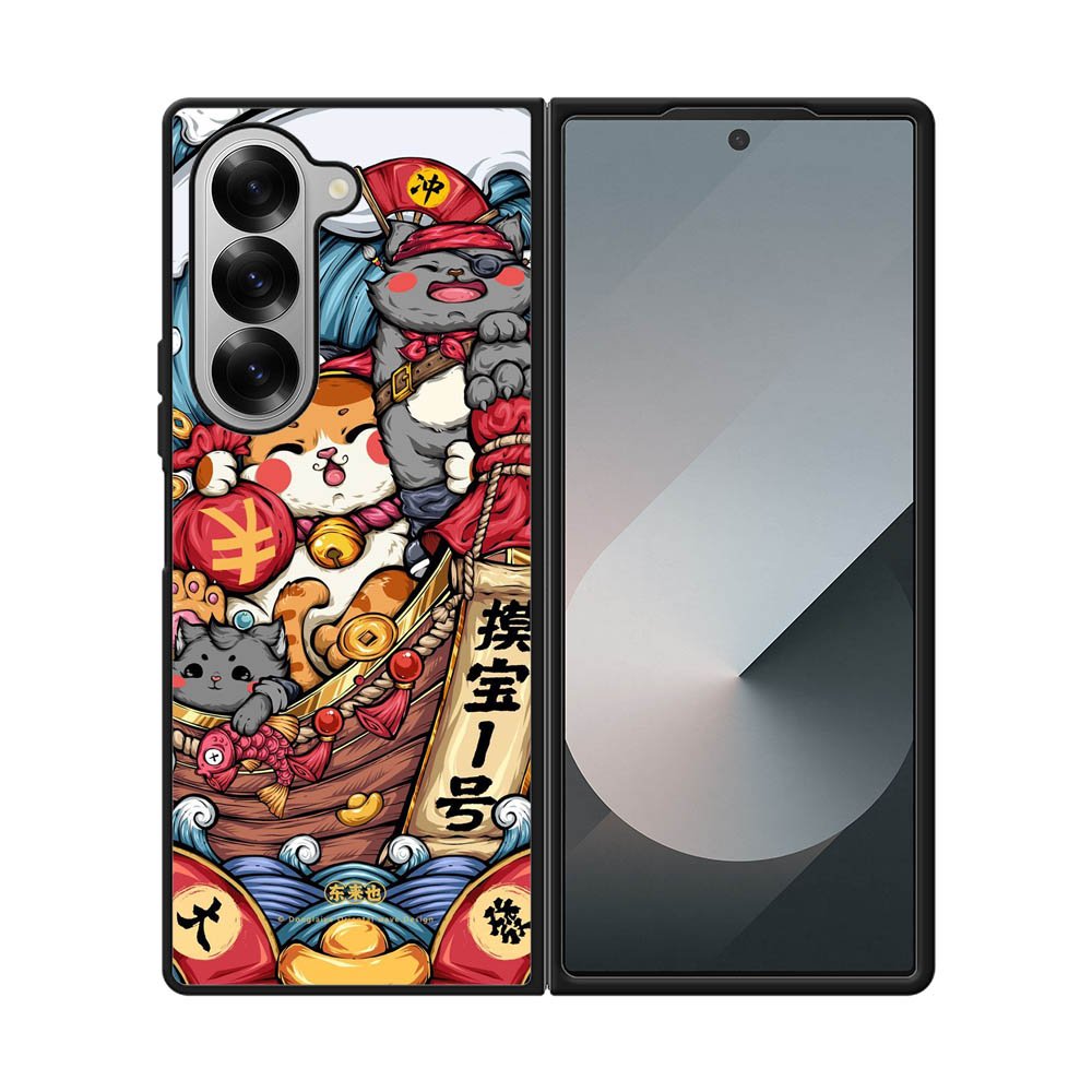 Cat Art Samsung Galaxy Z Fold 7 5G Case OV10344