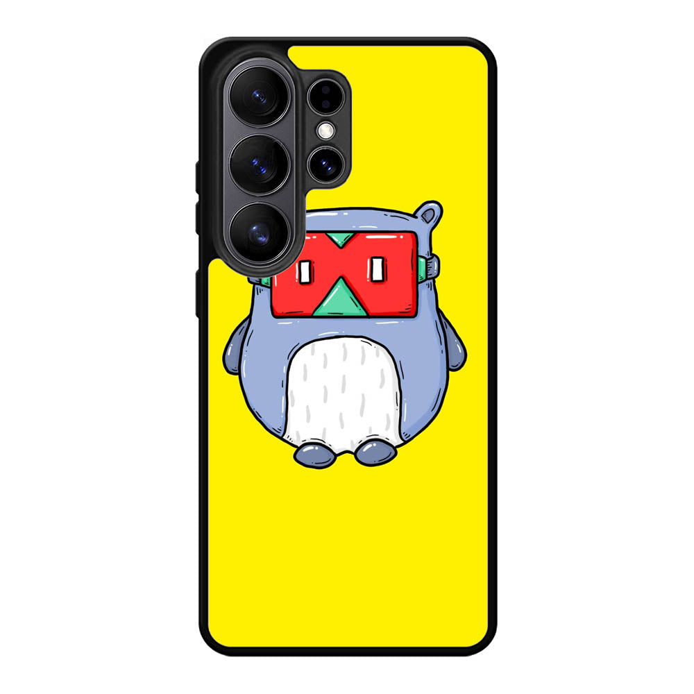 Red Mask Yellow Samsung Galaxy S26 Ultra Case OV9394