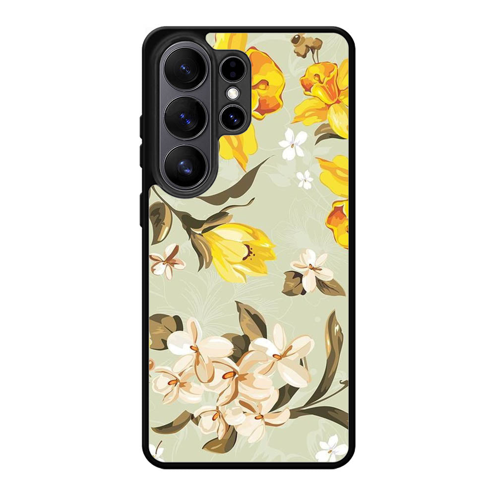 Vintage floral Samsung Galaxy S26 Ultra Case QC6044