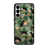 Black Panther on Flores Samsung Galaxy S26 Case OV10654
