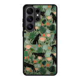 Black Panther on Flores Samsung Galaxy S26 Ultra Case OV10654