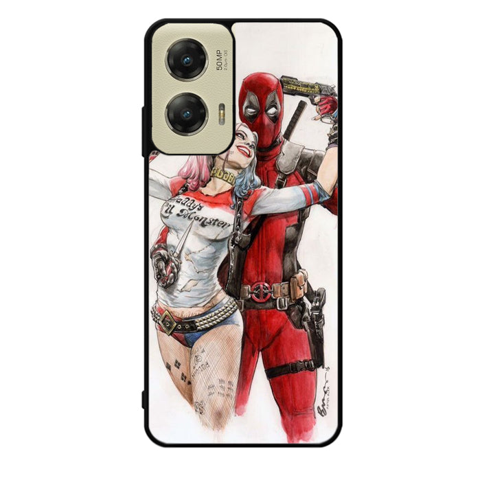 Harley Quinn Deadpool 1st Motorola Moto G Stylus 5G 2024 Case