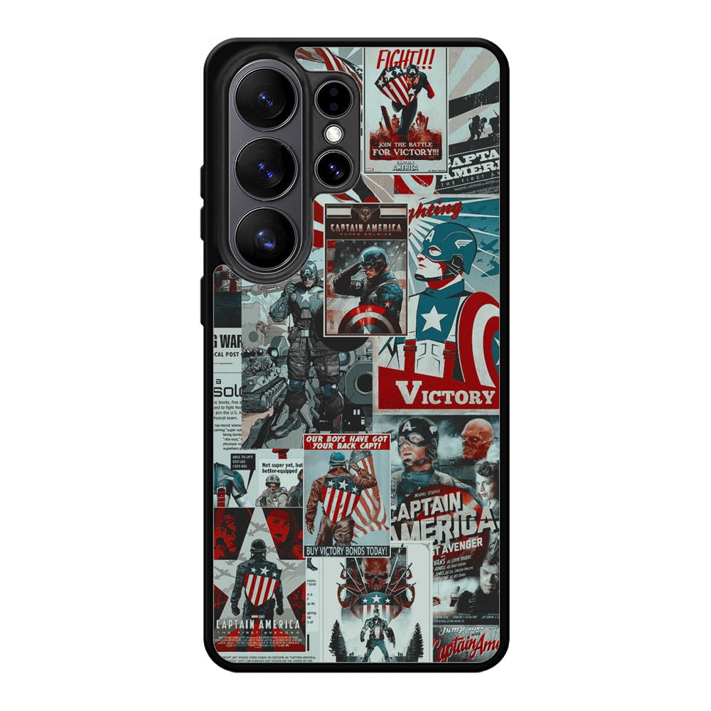 Captain America Collage Samsung Galaxy S26 Ultra Case OV5470