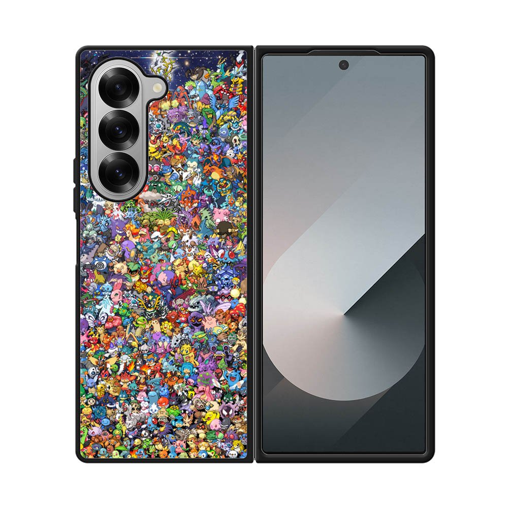 All Pokemon Character Samsung Galaxy Z Fold 7 5G Case QC0411